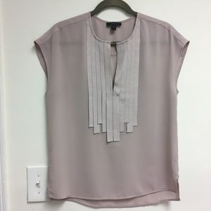 J CREW Sleeveless Blouse Taupe: Like New